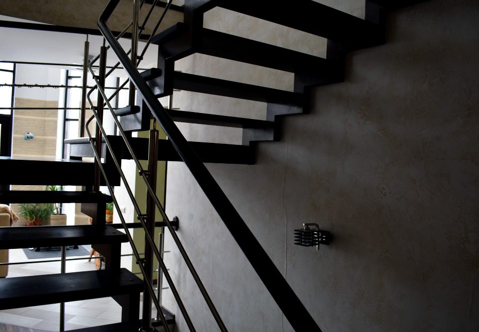 Escalier métallique industriel