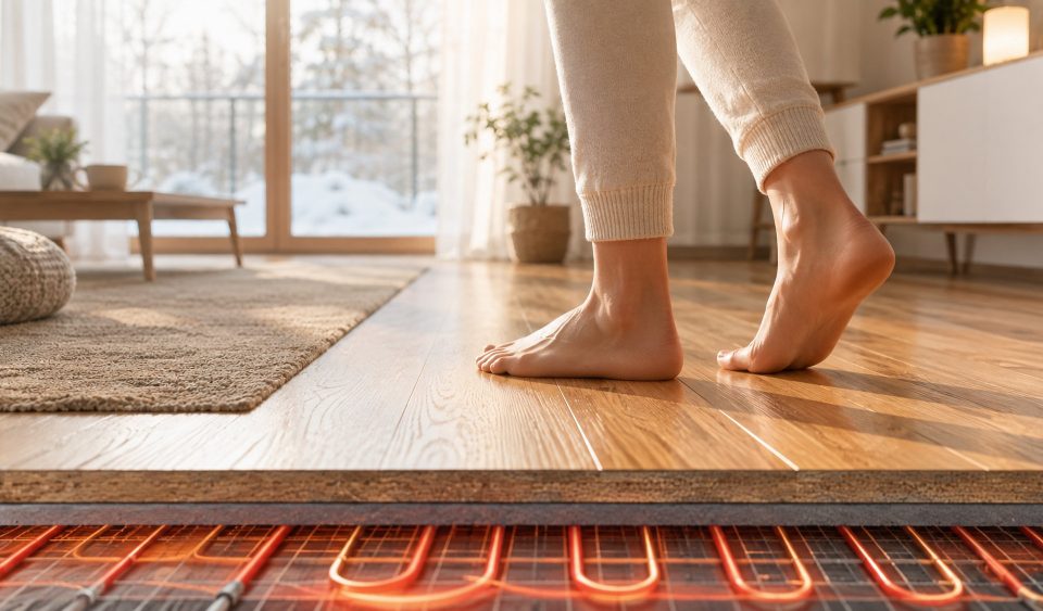 Parquet et chauffage par le sol